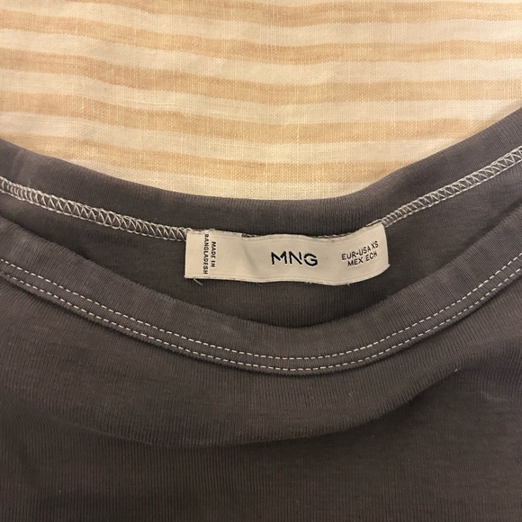 Mango Charcoal Long Sleeve Top - Picture 2 of 3
